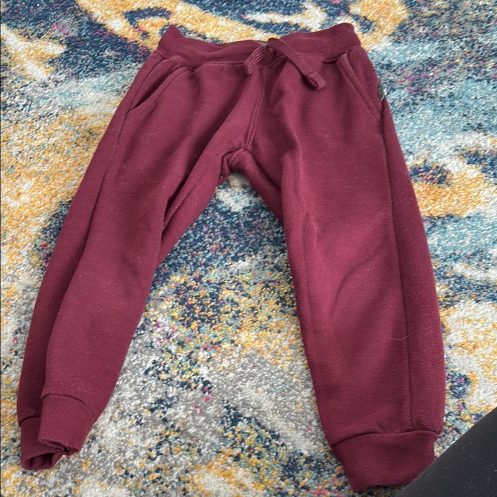 Eddie Bauer Red Jogger Sweatpants Relaxed Fit